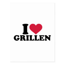 I love Grillen postcards