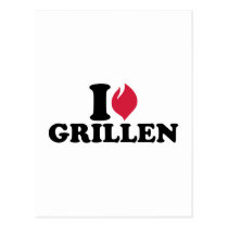 I love Grillen postcards