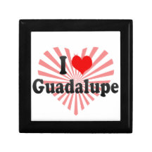 I Love Guadalupe, Mexico Trinket Boxes