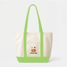 I love Guinea Pigs Bag