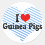I Love Guinea Pigs Sticker