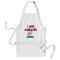 I Love Gymnastics Apron