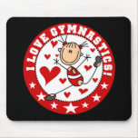 I Love Gymnastics Mousepad