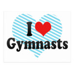 I Love Gymnasts Postcards