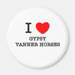 I Love Gypsy Vanner Horses (Horses) Fridge Magnets