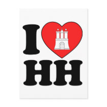 I Love Hamburg (HH) Post Cards