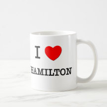 I Love Hamilton Mugs