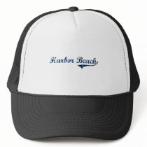 I Love Harbour Beach Michigan Mesh Hats