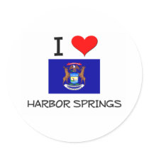 I Love Harbour Springs Michigan Stickers
