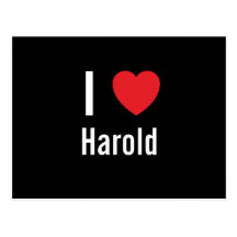 I love Harold Post Cards