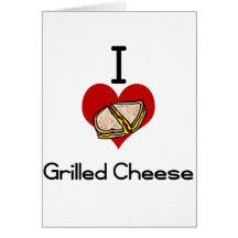 I love-hate grilled cheese greeting card