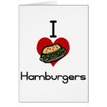I love-hate hamburger card