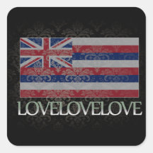 I love Hawaii Cool Stickers