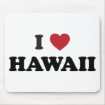 I Love Hawaii Mouse Pad