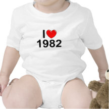 I Love (Heart) 1982 Bodysuits