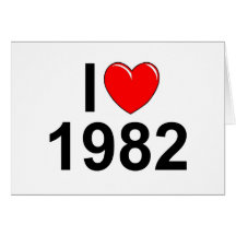 I Love (Heart) 1982 Cards