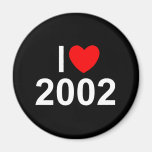 I Love (Heart) 2002 Fridge Magnet