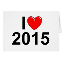I Love (Heart) 2015 Cards