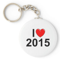 I Love (Heart) 2015 Keychain