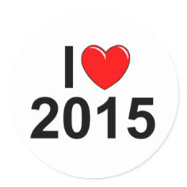 I Love (Heart) 2015 Sticker