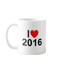 I Love (Heart) 2016 Coffee Mug