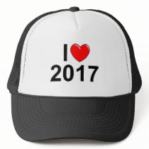 I Love (Heart) 2017 Mesh Hats