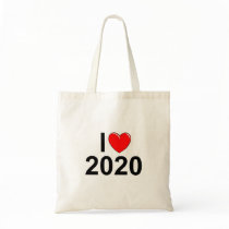 I Love (Heart) 2020 Canvas Bags