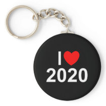 I Love (Heart) 2020 Keychains