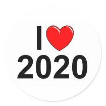 I Love (Heart) 2020 Sticker