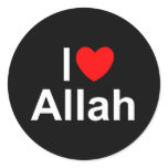 I Love (Heart) Allah stickers