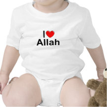 I Love (Heart) Allah T Shirts