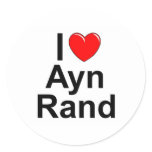 I Love (Heart) Ayn Rand stickers
