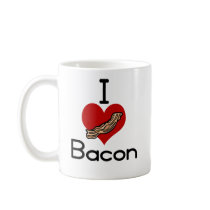 I love-heart Bacon Mug