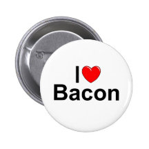 I Love (Heart) Bacon Pin