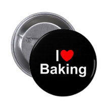 I Love (Heart) Baking Pin