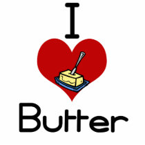 I love-heart butter