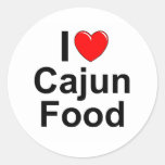 I Love (Heart) Cajun Food Sticker