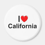 I Love (Heart) California Fridge Magnets