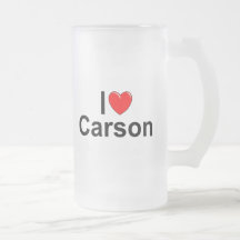 I Love (Heart) Carson Coffee Mug