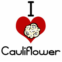 I love-heart cauliflower