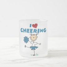 I Love (Heart) Cheering Mugs
