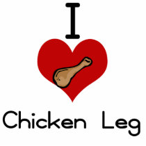 I love-heart chicken legs