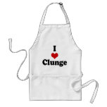 I LOVE {HEART} CLUNGE APRON