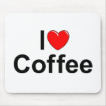 I Love (Heart) Coffee Mouse Pads