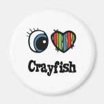 I Love (Heart) Crayfish Fridge Magnets