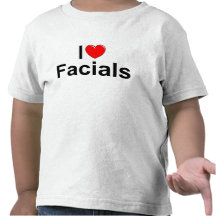 I Love (Heart) Facials Tshirts