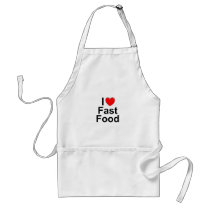 I Love (Heart) Fast Food Apron