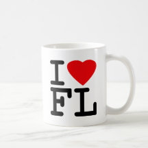 I Love Heart Florida Coffee Mug
