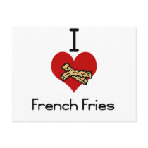 I love-heart french fries