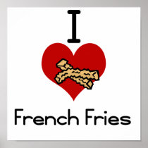 I love-heart french fries